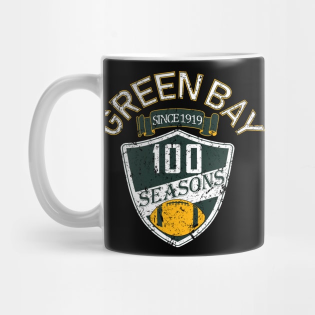 Green Bay Pro Football - Vintage 100 Seasons by FFFM